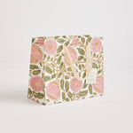 Hand Block Printed Gift Bags (Medium) - Blush - Chobham Flowers #