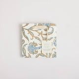 Hand Block Printed Gift Bags (Small) - Blue Stone - Chobham Flowers #