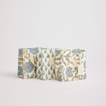 Hand Block Printed Gift Bags (Small) - Blue Stone - Chobham Flowers #
