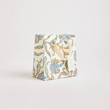 Hand Block Printed Gift Bags (Small) - Blue Stone - Chobham Flowers #