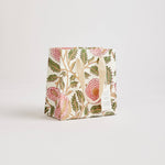 Hand Block Printed Gift Bags (Small) - Blush - Chobham Flowers #