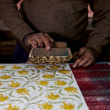 Hand Block Printed Gift Bags (Small) - Sunshine - Chobham Flowers #