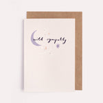 Moon Sympathy Card | Thinking of You Cards | Condolences Cards - Chobham Flowers #