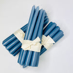 Tapered Dinner Candles - Chobham Flowers #Dusty Blue